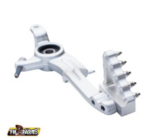 Fm-parts колодка заднього гальмівного важеля (широка) sherco se/sef '13-'24 колір срібло