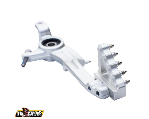 Fm-parts колодка заднього гальмівного важеля (широка) sherco se/sef '13-'24 колір срібло