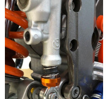 Fm-parts комплект зворотної пружини заднього гальма ktm/husqvarna/газонокосарка колір чорний