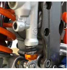 Fm-parts комплект зворотної пружини заднього гальма ktm/husqvarna/газонокосарка колір чорний