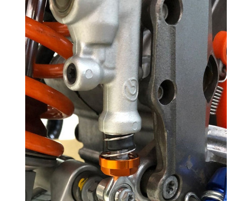 Fm-parts комплект зворотної пружини заднього гальма ktm/husqvarna/газонокосарка колір чорний