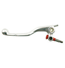 V parts (vicma) ktm sx/exc '04-'07 swm 300/ 500 важіль зчеплення з пружиною та регулювальним гвинтом (короткий), сріблястий (dskt03svk) (73761)