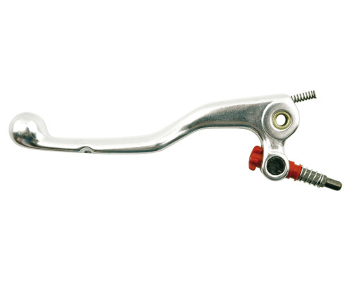 V parts (vicma) ktm sx/exc '04-'07 swm 300/ 500 важіль зчеплення з пружиною та регулювальним гвинтом (короткий), сріблястий (dskt03svk) (73761)
