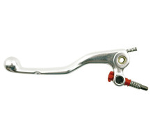 V parts (vicma) ktm sx/exc '04-'07 swm 300/ 500 важіль зчеплення з пружиною та регулювальним гвинтом (короткий), сріблястий (dskt03svk) (73761)