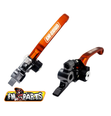 Fm-parts комплект важеля зчеплення та гальма для ktm '15-'23 brembo, колір помаранчевий