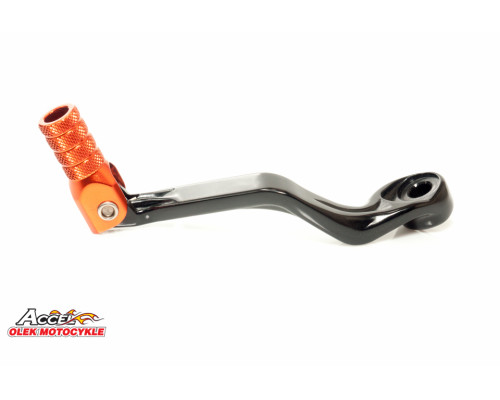 Важіль перемикання передач KTM SX65 '09-'23, Gas Gas MC 65 '21-'23, Husqvarna TC 65 '17-'23 алюміній, колір чорний, наконечник помаранчевий (46234031044)(lca4375)