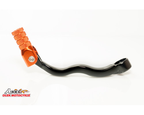 Важіль перемикання передач KTM SXF250 '06-'12, EXCF250 '07-'08, EXC250/300 '05-'16, SX250 '05-'16, Husaberg, Husqvarna alum, колір чорний, кінець POM