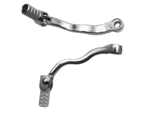 M.c. важіль перемикання передач ktm exc 250/300 05-16, sx 250 05-16, sxf 250 06-12, excf 250 07-08 (алюміній) колір срібло