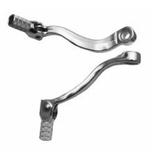 M.c. важіль перемикання передач ktm sx 125/150 16-17, xc-w 125 17, sxf 450 16-17, exc 450/500 17 (алюміній), колір срібло, сталевий наконечник