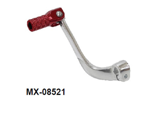 Важіль перемикання передач HONDA crf 110 f '13-'19 (oem: 24701-kyk-305) (кований алюміній) колір сріблястий (анодований)