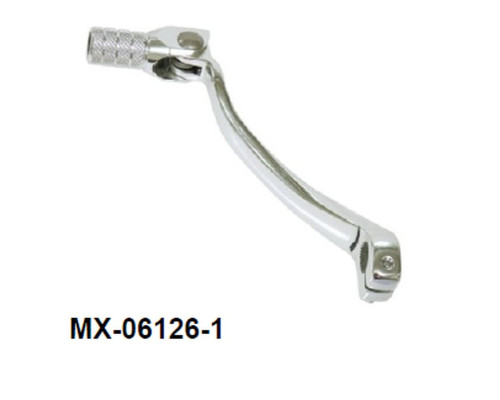 Важіль перемикання передач HONDA crf 450 r '02-'04 (oem: 24700-meb-771) (кований алюміній) колір сріблястий (анодований)