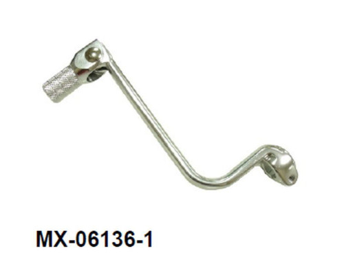 PSYCHIC важіль перемикання передач kawasaki klx 110 '05-'11, suzuki drz 110 '05-'08 (oem: 13156-0039) (кований алюміній) колір сріблястий (анодований)