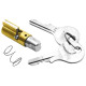 V parts (vicma) замок керма ktm exc 125/250/300/450/525 (05-07), husaberg, husqvarna, piaggio, sherco, tm (6mm) (12223)