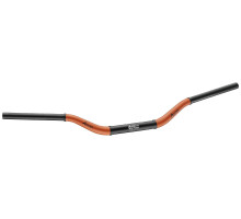 Алюмінієве кермо accel 28.6mm taper mx design HONDA cr high (7075-t6) ergal двоколірне помаранчеве+чорне (ширина 790мм, висота 101мм)