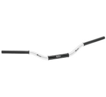 Алюмінієве кермо accel 28.6mm taper mx design YAMAHA yz high (7075-t6) ergal двоколірне білий+чорний (ширина 803мм, висота 92мм)
