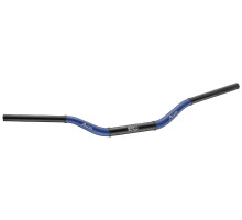 Алюмінієве кермо accel 28.6mm taper mx design YAMAHA yz high (7075-t6) ergal двоколірне синій+чорний (ширина 803мм, висота 92мм)