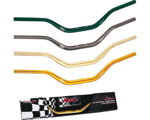 Алюмінієве кермо accel 28.6mm taper mx дизайн YAMAHA yz high (7075-t6) ergal колір золото (ширина 803мм, висота 92мм)
