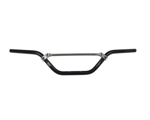 Accel кермо алюмінієве з перемичкою (22.2mm) atv low black (770mm wide, 130mm high)