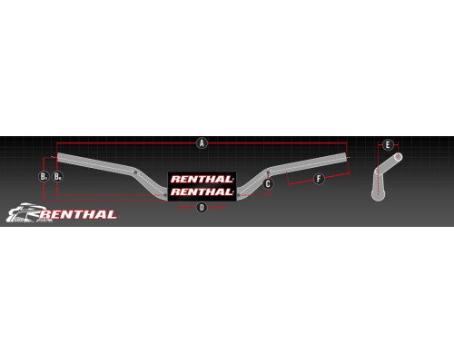 Кермо ременне 1.1/8 дюйма (28.6 мм) mx fatbar кермо чорний kawasaki kfx 450 08+ з м'якою накладкою колір чорний з губкою