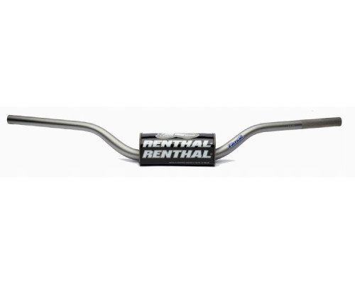 Руль ренальний 1.1/8 дюйма (28.6 мм) mx fatbar кермо grey rc mini/85cc колір сірий з губкою