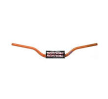 Ренальний кермо 1.1/8 дюйма (28.6 мм) mx fatbar кермо помаранчевий ktm sx 85 2013 на м'якій підкладці оранжевого кольору з губкою