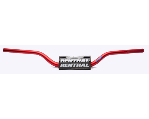Руль ременний 1.1/8 дюйма (28.6 мм) mx fatbars червоний rc sx/sxf 06-09, suzuki rm/rmz 06-13 колір червоний з губкою