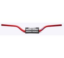 Руль ременний 1.1/8 дюйма (28.6 мм) mx fatbars червоний rc sx/sxf 06-09, suzuki rm/rmz 06-13 колір червоний з губкою