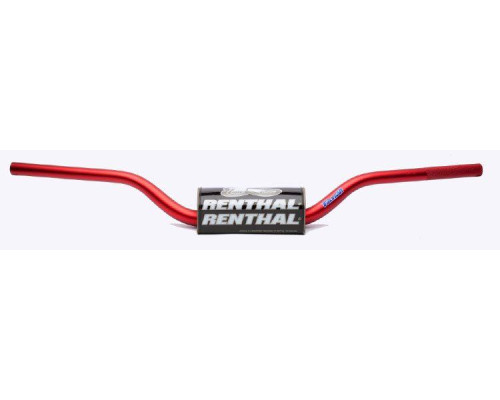Руль ременний 1.1/8 дюйма (28.6 мм) mx fatbars червоний rc sx/sxf 06-09, suzuki rm/rmz 06-13 колір червоний з губкою