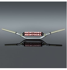 Руль renthal 1.1/8 inch (28.6mm) mx twinwall 921 кермо tanium YAMAHA yz/yzf +06 padded color titanium with gabb