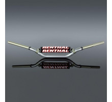 Руль renthal 1.1/8 inch (28.6mm) mx twinwall 921 кермо tanium YAMAHA yz/yzf +06 padded color titanium with gabb