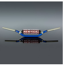 Руль ренальний 1.1/8 дюйма (28.6 мм) mx twinwall 994 кермо синій ktm з високою м'якою накладкою синій з губкою