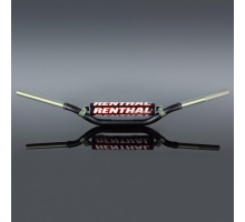 Руль ренальний 1.1/8 дюйма (28.6 мм) mx twinwall 997 кермо чорний cr/crf 04-13 kx/kxf 06-13 з м'якою підкладкою колір чорний з губкою