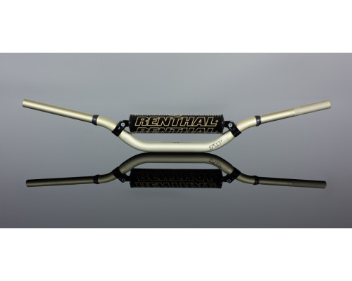 Кермо renthal 1.1/8 дюйма (28.6 мм) mx twinwall 998 кермо hard ano reed / windham padded color hard ano з губкою (лімітована серія hard ano)
