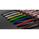 Ренальне кермо 7/8 дюйма (22 мм) mx кермо red cr high/ricky johnson з м'якою накладкою колір червоний з губкою
