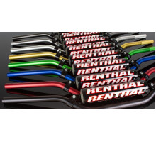 Ренальне кермо 7/8 дюйма (22 мм) mx кермо срібло villopoto / stewart з м'якою накладкою сріблястого кольору з губкою