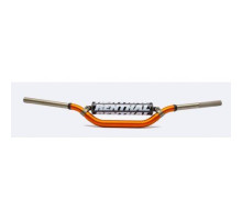 Руль ременний 7/8 дюйма (22 мм) mx mini кермо помаранчевий kawasaki kx 65 02-16 з м'якою накладкою, колір помаранчевий з губкою