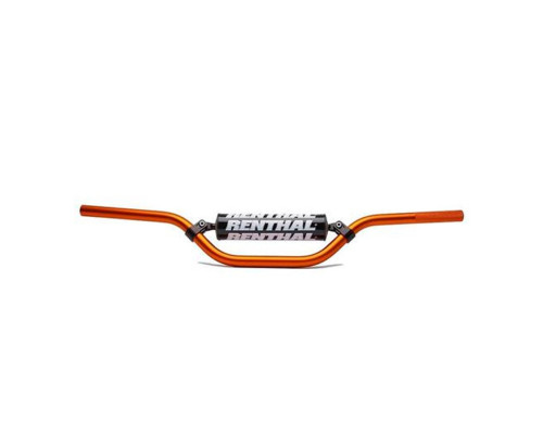 Руль ренальний 7/8 дюйма (22 мм) mx mini кермо помаранчевий ktm 65 sx з м'якою накладкою колір помаранчевий з губкою