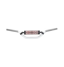 Руль ременний 7/8 дюйма (22 мм) mx mini кермо сріблястий/сірий kawasaki kx 65 02-16 з м'якою накладкою сріблястий/сірий з губкою