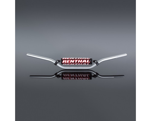 Ренальний кермо 7/8 дюйма (22 мм) trial 4.5 кермо сріблястого кольору з губкою