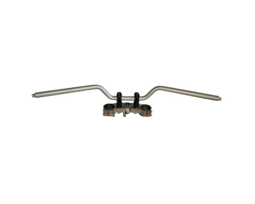 Biketec steel handlebar bmw r 1200 r (2005-2010) колір сріблистий (oem шаблон: 32717705575),(302010000)