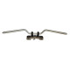 Biketec steel handlebar bmw r 1200 r (2005-2010) колір сріблистий (oem шаблон: 32717705575),(302010000)