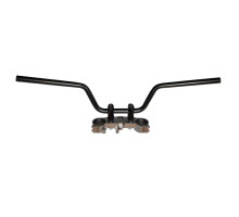 Кермо сталеве biketec HONDA cb 400 x (2013-2019), cb 500 x (2013-2018) чорне (oem design: 53100-mgz-j80za), (2303060000)