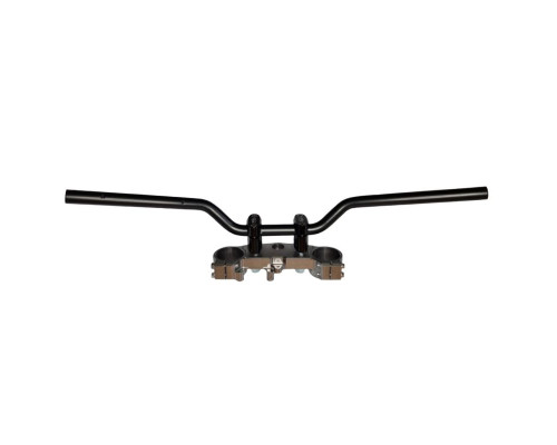 Кермо сталеве biketec HONDA nc 700 s (abs) (dct) (2012-2013) колір чорний (oem design: 53100-mgs-d40za), (2303010000)