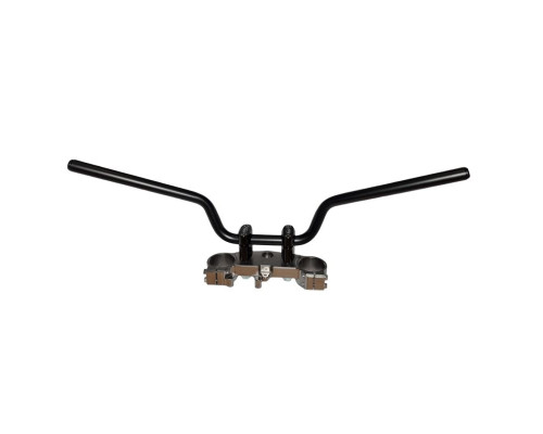 Сталеве кермо biketec kawasaki er 6 (2009-2011) чорне (oem дизайн: 46003-0152-10), (2304050000)