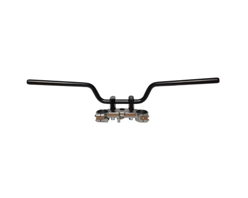 Сталеве кермо biketec kawasaki versys 650 (2009-2013) чорне (дизайн oem: 46003-0167-10t), (2304040000)