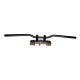 Biketec steel handlebar kawasaki z 400 (2019-) чорний (oem шаблон: 46003-0772),(2304080000)