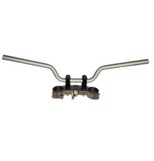 Biketec steel handlebar YAMAHA mt 07 (2014-2017) колір сріблистий (oem шаблон: 1ws-26111 Racing-00-00), (0308070000)