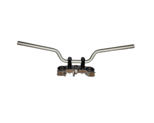 Biketec steel handlebar YAMAHA mt 07 (2014-2017) колір сріблистий (oem шаблон: 1ws-26111 Racing-00-00), (0308070000)