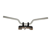Biketec steel handlebar YAMAHA mt 07 (2014-2017) колір сріблистий (oem шаблон: 1ws-26111 Racing-00-00), (0308070000)