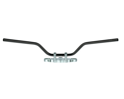 Сталеве кермо trw lucas 22mm touring low color black